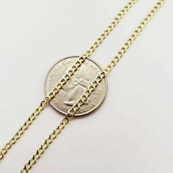 Solid 10K Diamond Cut 2.5mm 20" Necklace - Picture 2 of 3